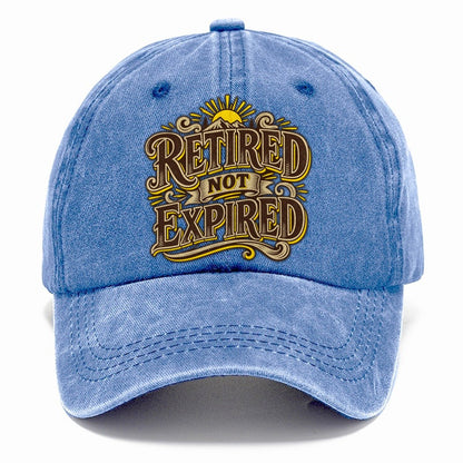 Retired Not Expired Retired Living Classic Cap – Summer Sky