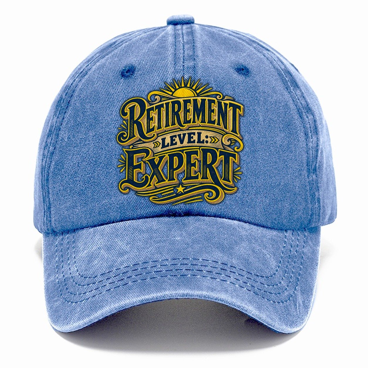 Retirement Level Expert Retired Living Classic Cap – Summer Sky