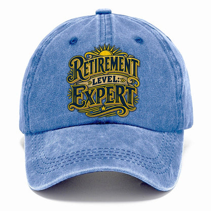 Retirement Level Expert Retired Living Classic Cap – Summer Sky