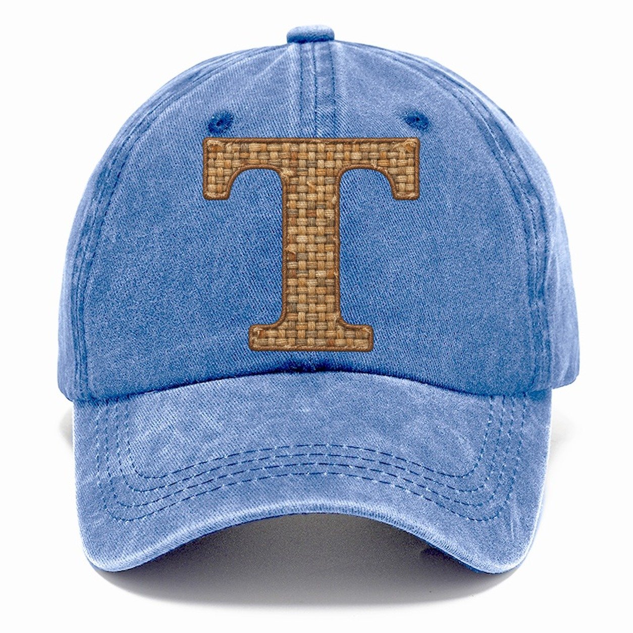 Woven Tweed T Monogram Classic Cap – Summer Sky