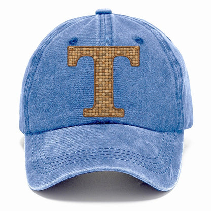 Woven Tweed T Monogram Classic Cap – Summer Sky