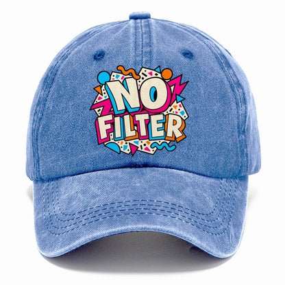 No Filter Crazy Styles Classic Cap – Summer Sky