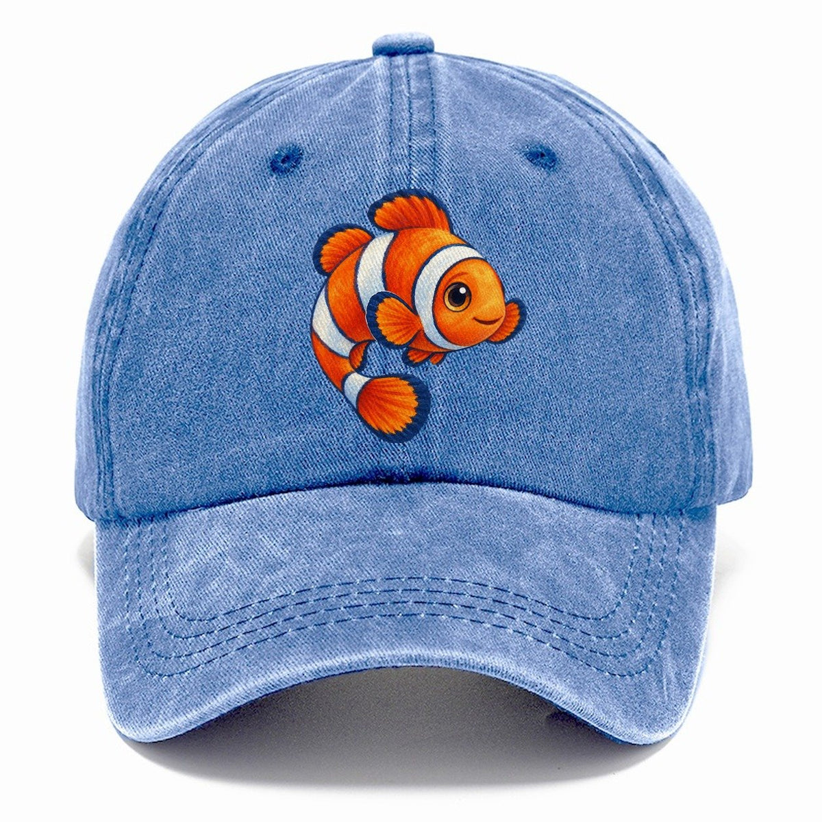 Clownfish Crescent Swim Sea Sprite Classic Cap – Summer Sky