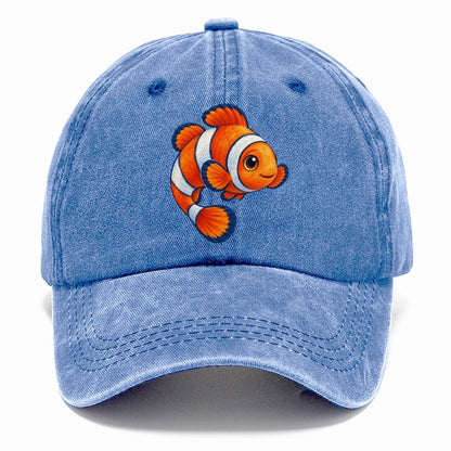 Clownfish Crescent Swim Sea Sprite Classic Cap – Summer Sky