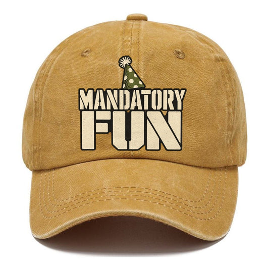 Mandatory Fun Barracks Wit Classic Cap – Golden Harvest