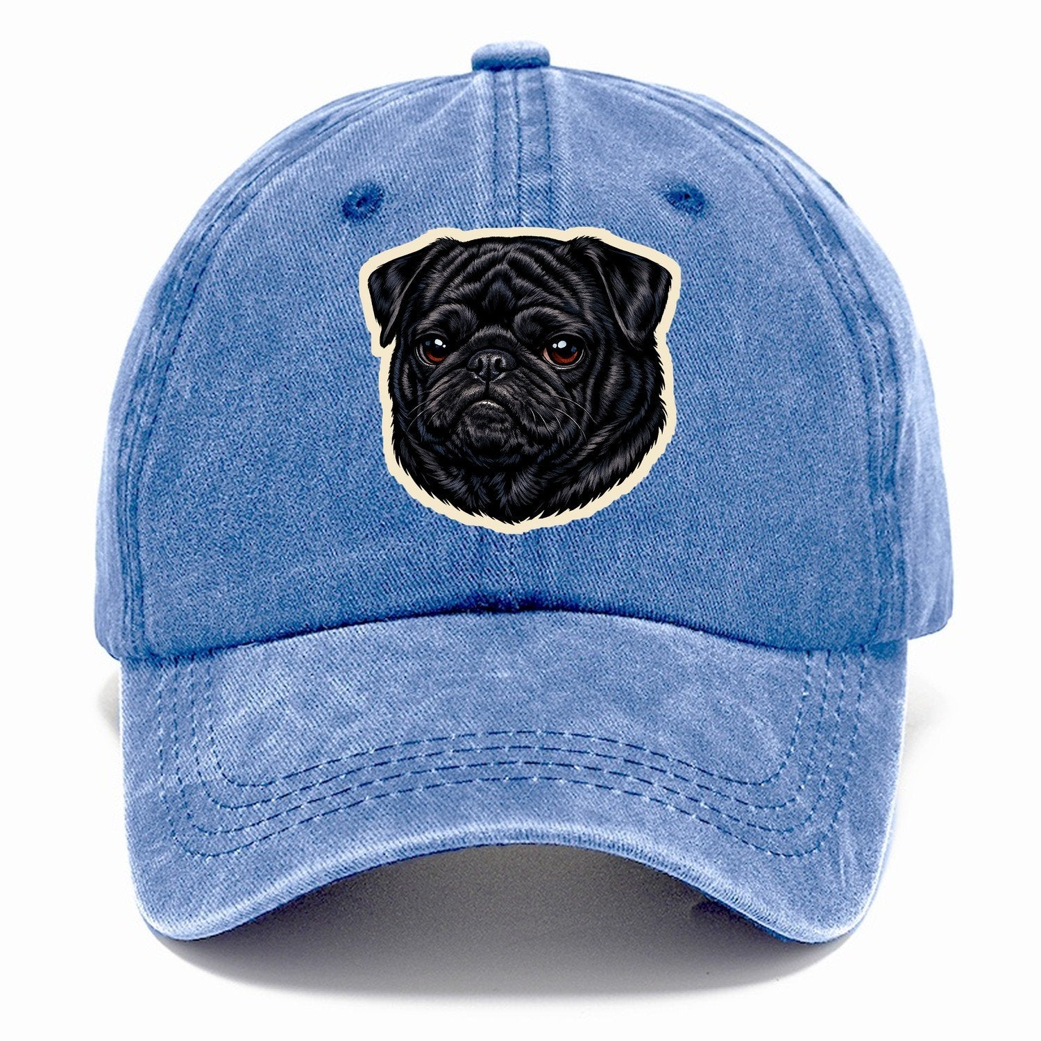 Black Pug Classic Cap – Summer Sky