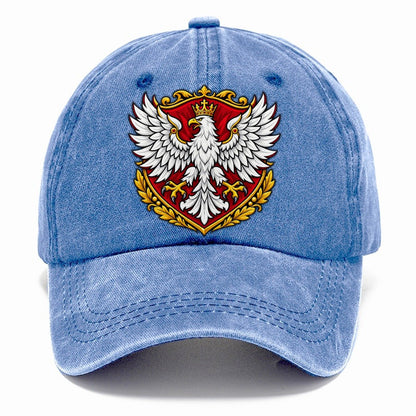 Poland Heraldic Crest Country Logos Classic Cap – Summer Sky