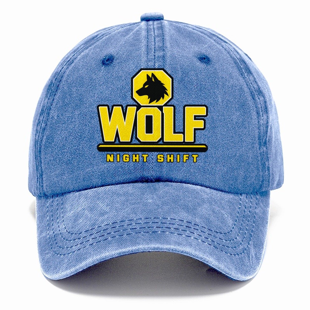 Wolf Night Shift Heavy Duty Classic Cap – Summer Sky