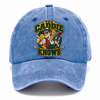 The Caddie Knows Golf Life Classic Cap – Summer Sky