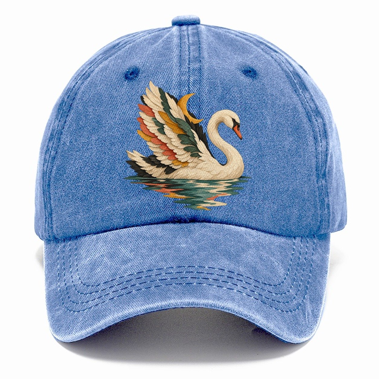 Swan Moon Reflection Gentle Wild Classic Cap – Summer Sky