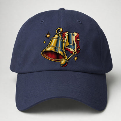 Bellfounder Handbell Mould And Clapper Uk Culture Heritage Baseball Cap – Twilight Navy