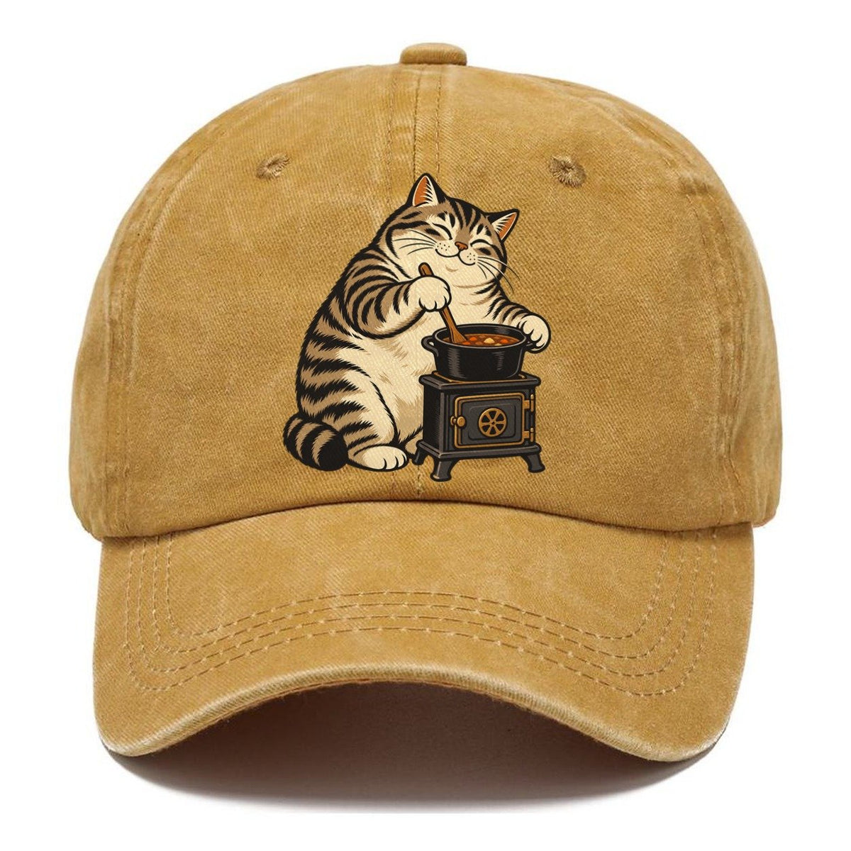 Cat Camp Cook Sundown Familiars Classic Cap – Golden Harvest