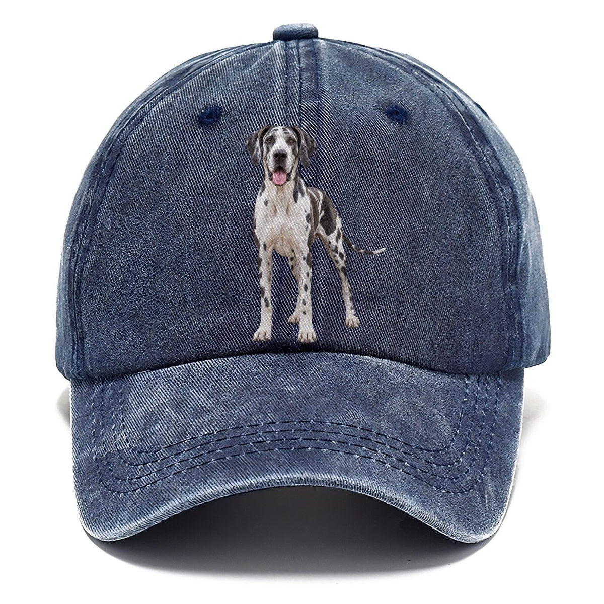 Great Dane Standing Top Breeds Classic Cap – Twilight Navy