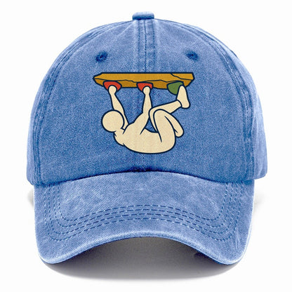 Overhang Body Position Rock Climbing Classic Cap – Summer Sky