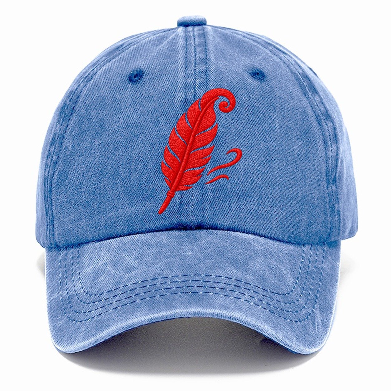 Feather Wind Curl Micro Motion Mark Classic Cap – Summer Sky