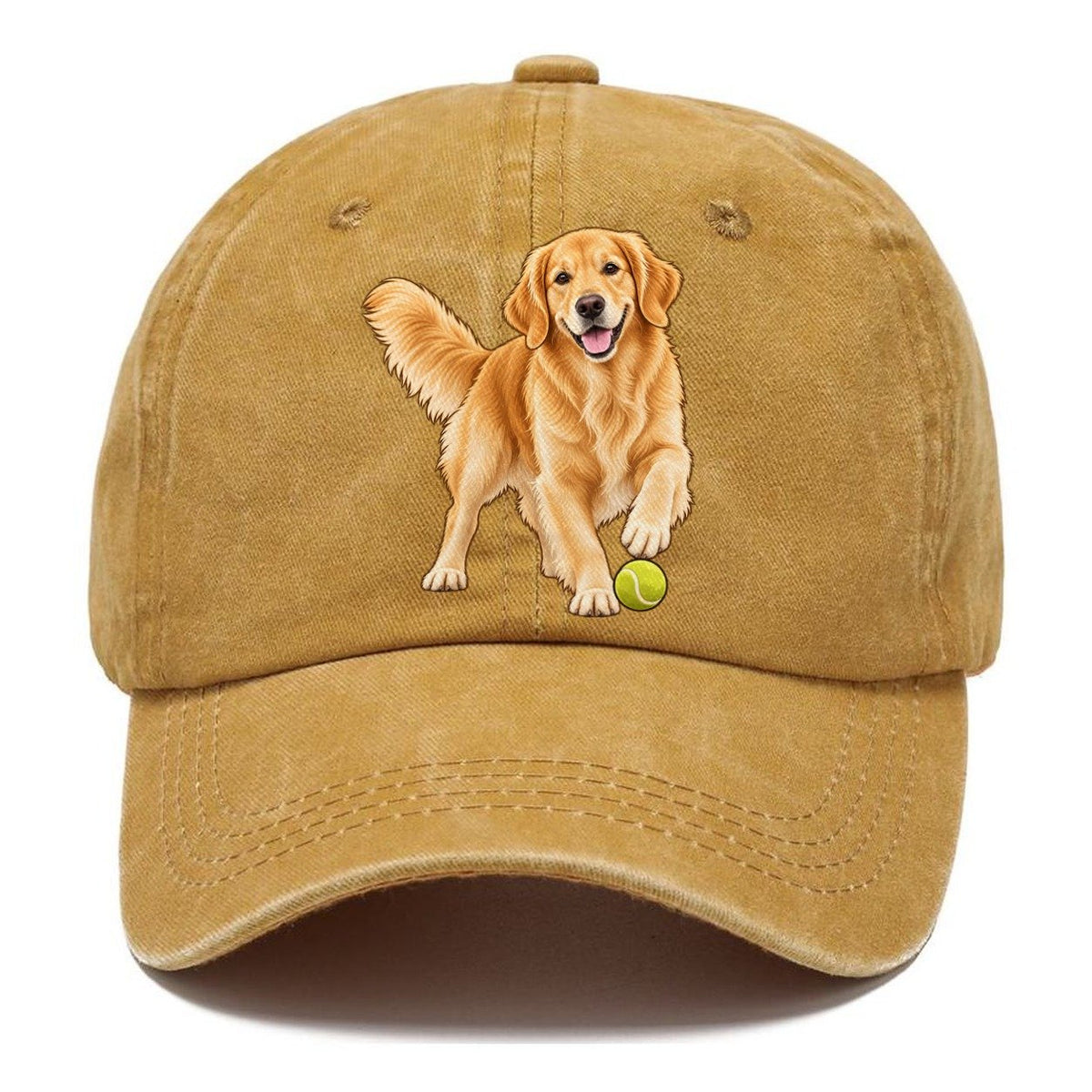 Golden Retriever with Tennis Ball Classic Cap – Golden Harvest