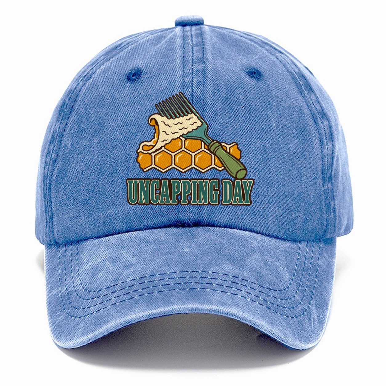 Uncapping Day Beekeeping Classic Cap – Summer Sky