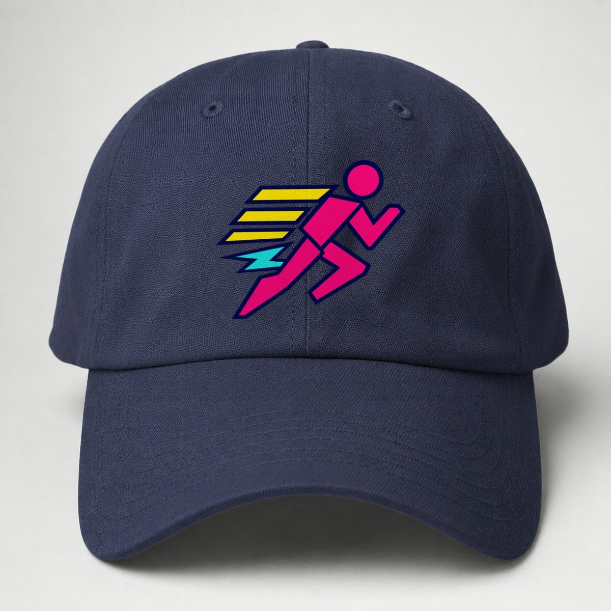 Slab Runner Splash 90S Running Clubs Baseball Cap – Twilight Navy