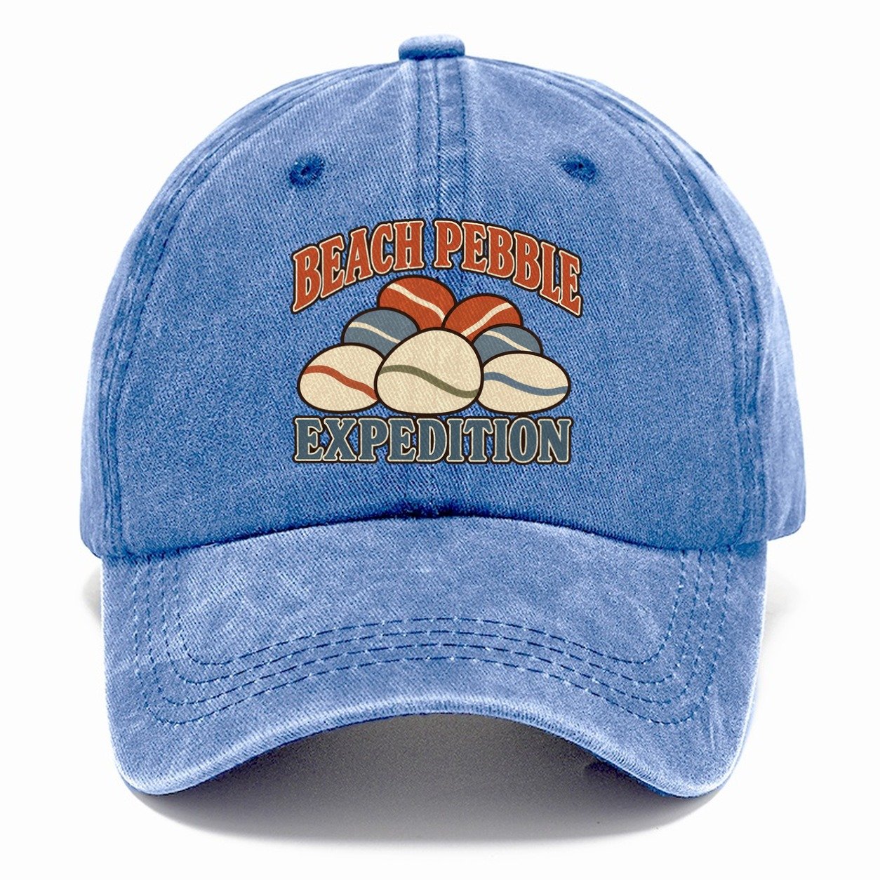 Beach Pebble Expedition Rocks And Minerals Classic Cap – Summer Sky