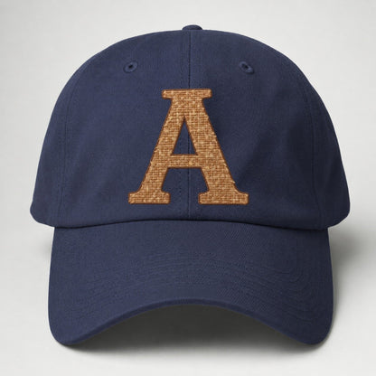 Woven Tweed A Monogram Baseball Cap – Twilight Navy