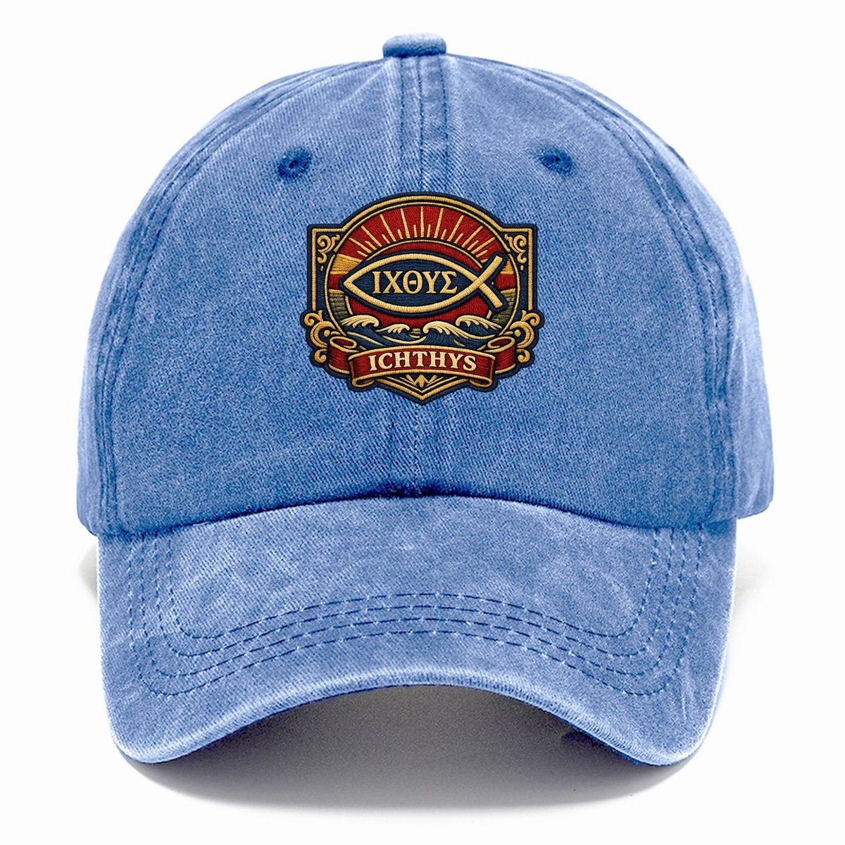 Ichthys Fish Classic Cap – Summer Sky