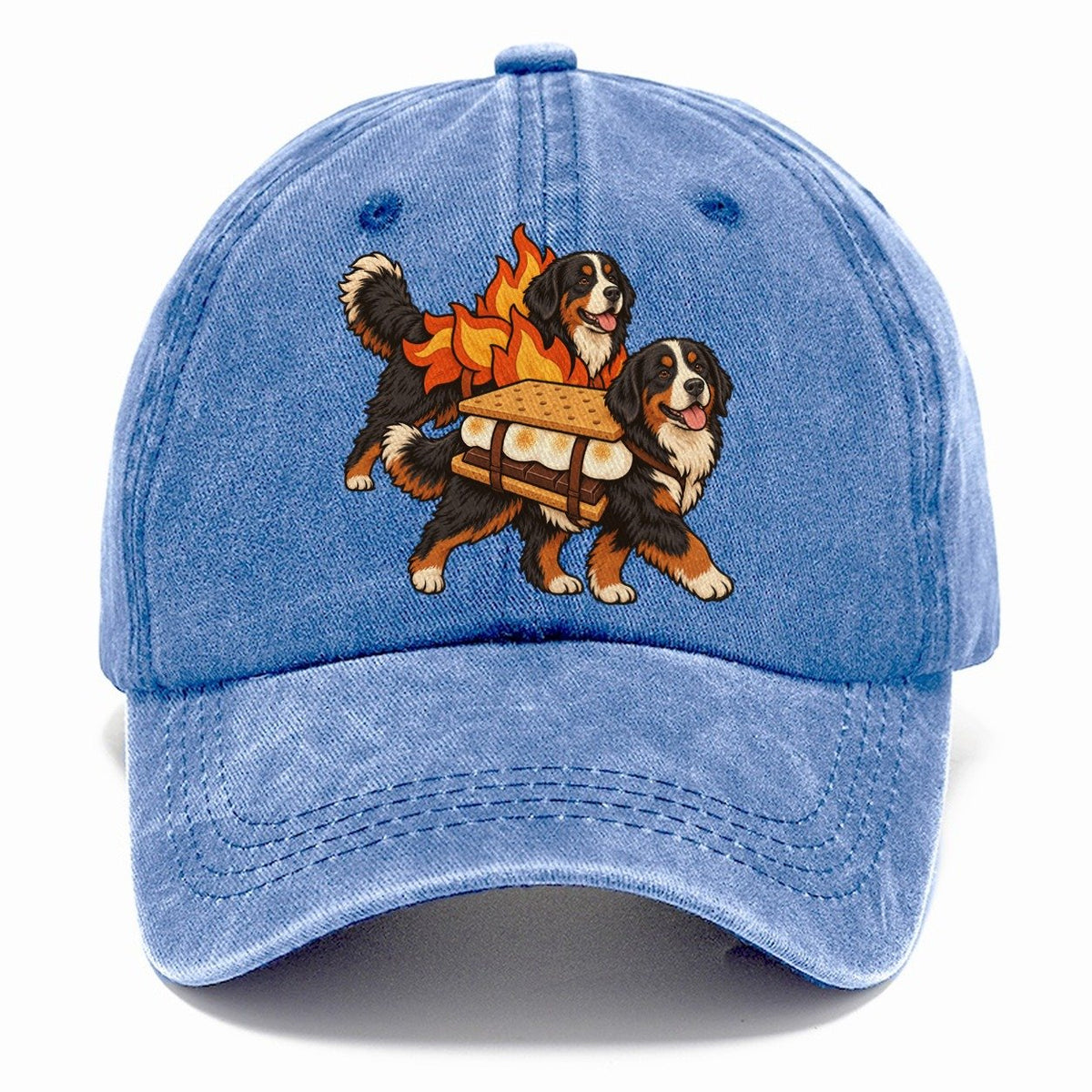 2 Bernese Mountain Dogs In Halloween Costumes Hdp 50 Parade Lineup Halloween Dog Parade Classic Cap – Summer Sky