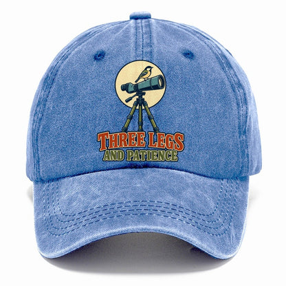 Three Legs And Patience Birdwatching Classic Cap – Summer Sky