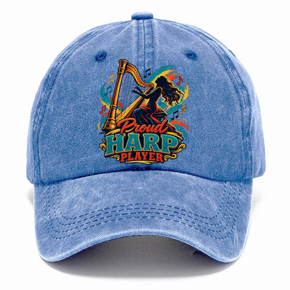 Proud Harp Player Music Instruments Classic Cap – Summer Sky