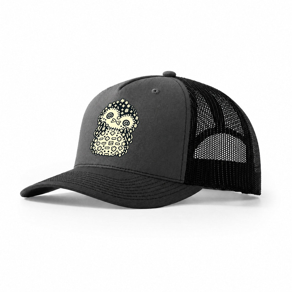 Penguin Pebble Trucker Hat – Dark Grey Black