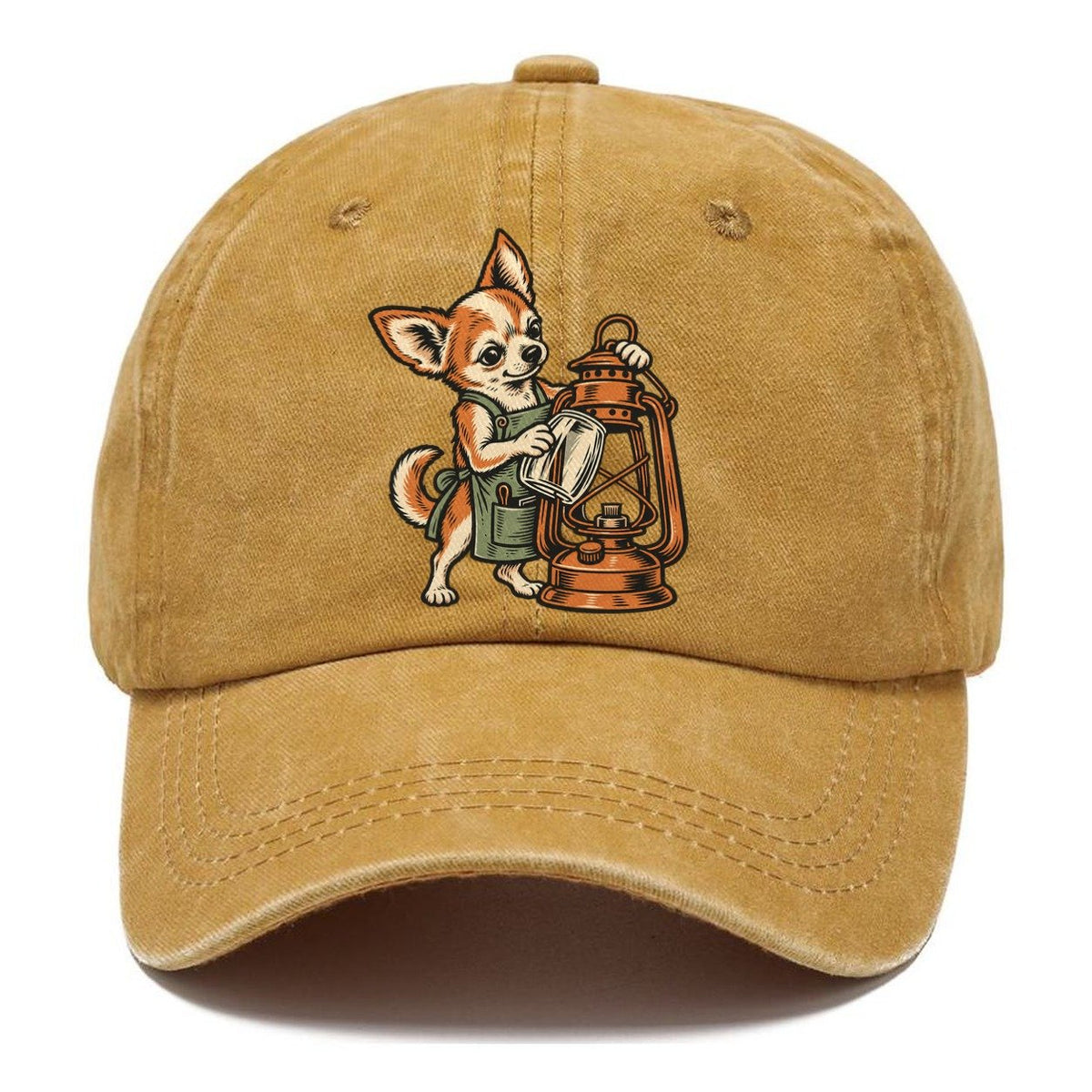 Chihuahua Lantern Mender Sundown Familiars Classic Cap – Golden Harvest