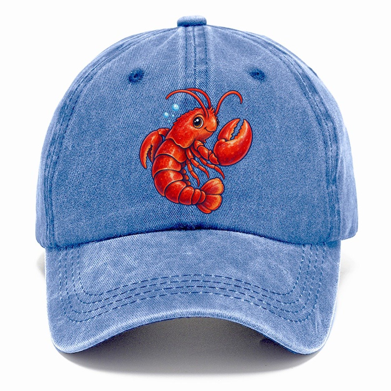 Lobster Tail Curl Sea Sprite Classic Cap – Summer Sky