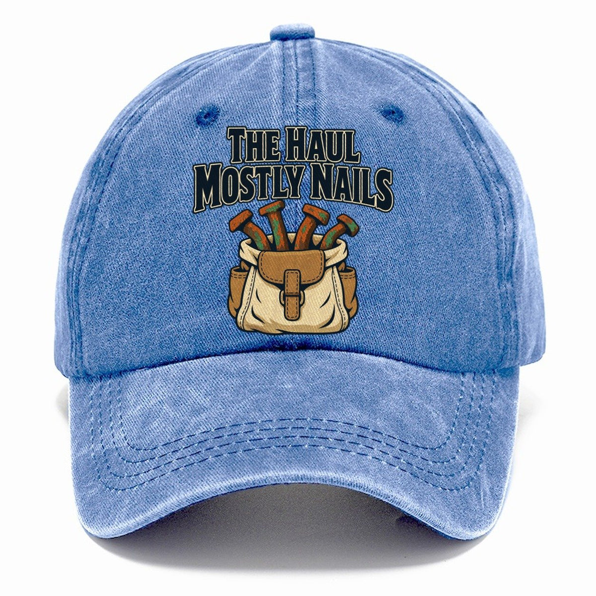 The Haul Mostly Nails Treasure Hunting Classic Cap – Summer Sky