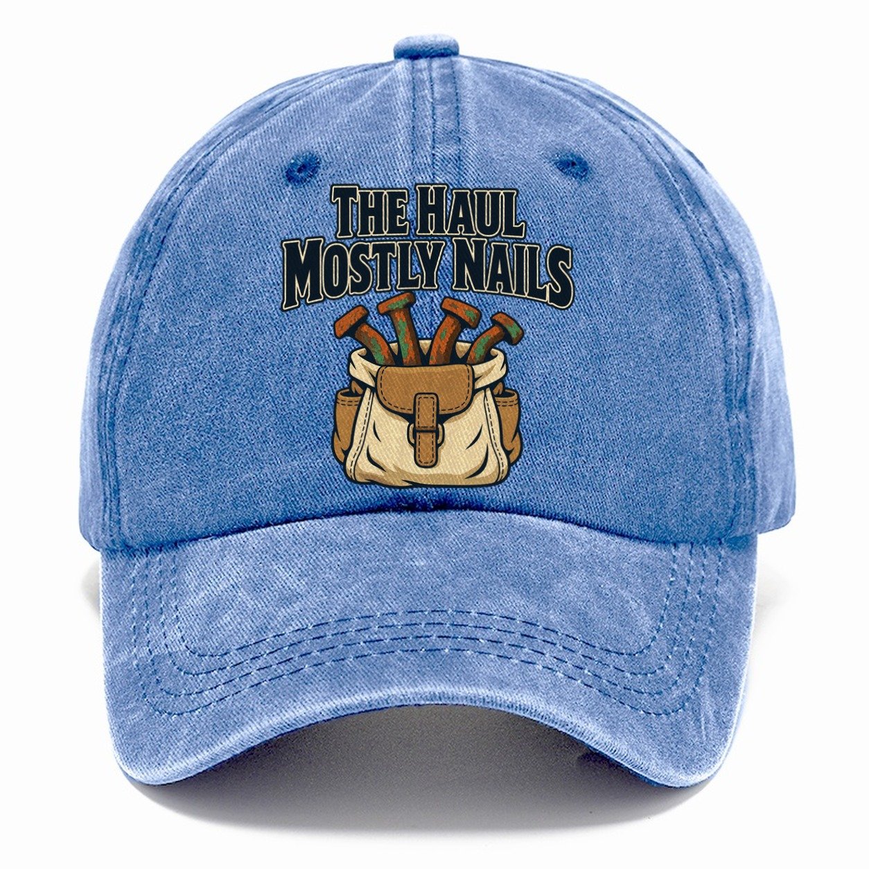The Haul Mostly Nails Treasure Hunting Classic Cap – Summer Sky