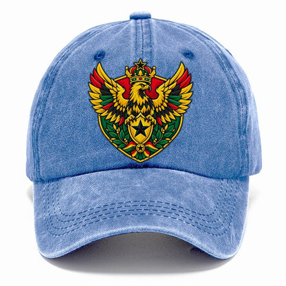 Ghana Heraldic Crest Country Logos Classic Cap – Summer Sky