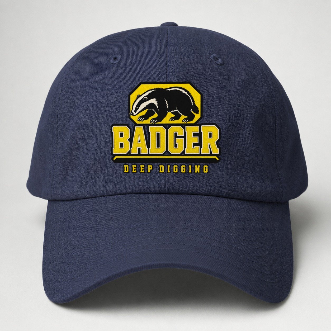 Badger Deep Digging Heavy Duty Baseball Cap – Twilight Navy