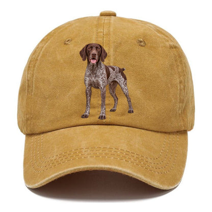 German Shorthaired Pointer Standing Top Breeds Classic Cap – Golden Harvest