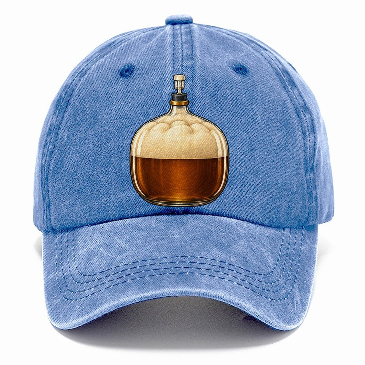 Carboy Of Fermenting Wort Homebrewing Classic Cap – Summer Sky