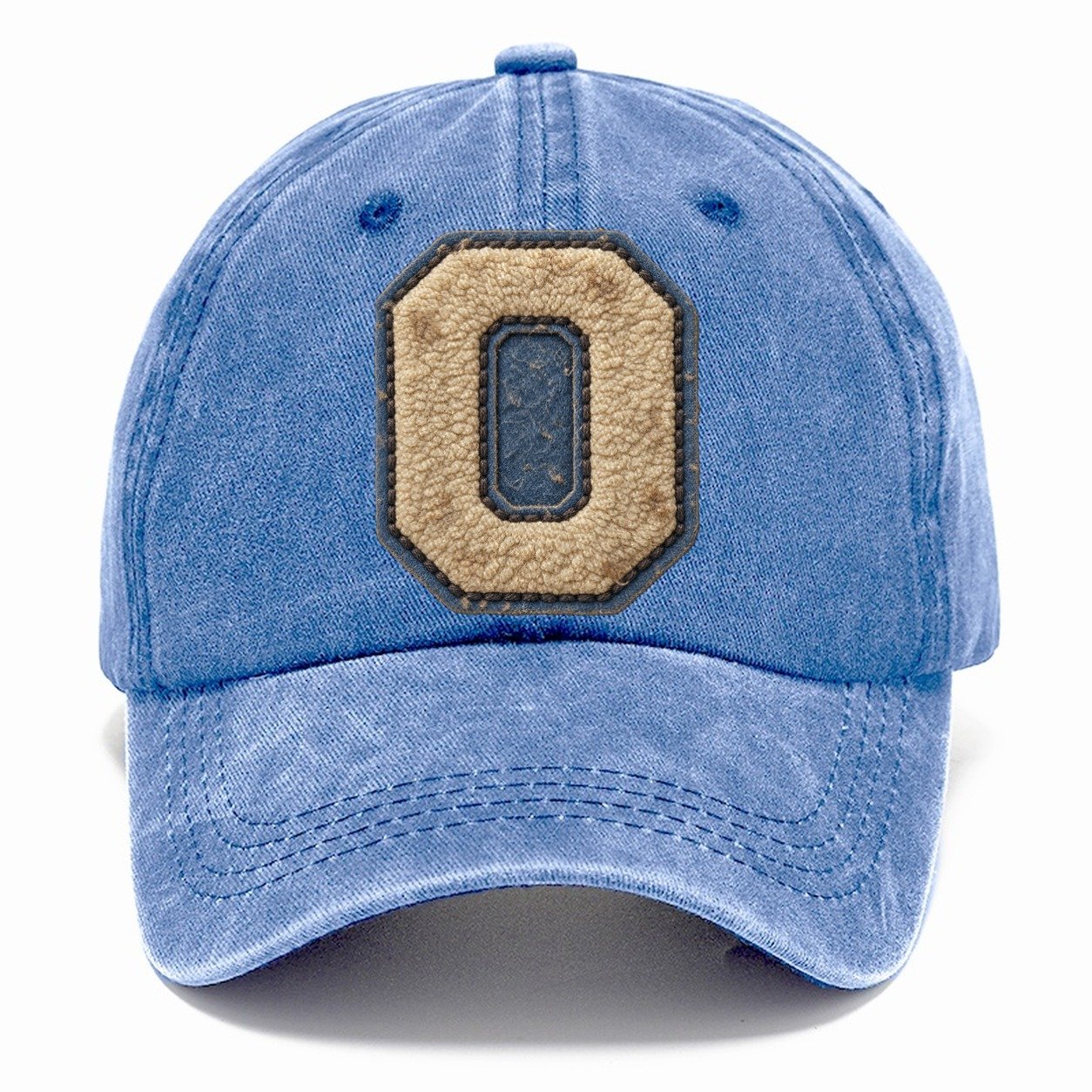Varsity Chenille O Monogram Classic Cap – Summer Sky