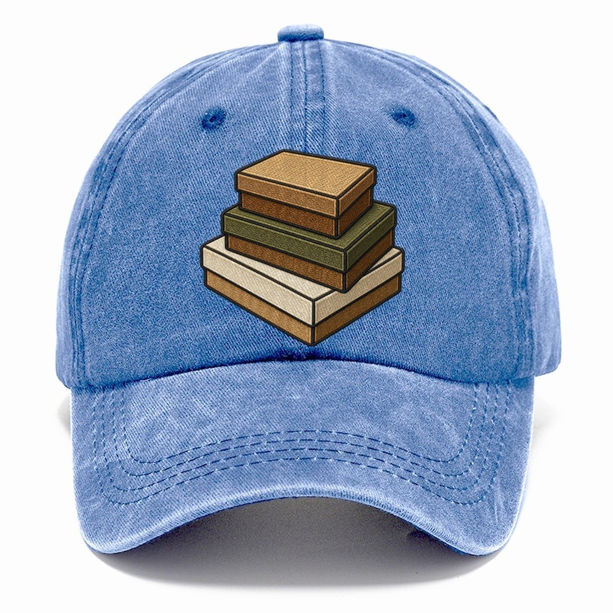 Stack Of Three Blank Lid Game Boxes Board Games Classic Cap – Summer Sky