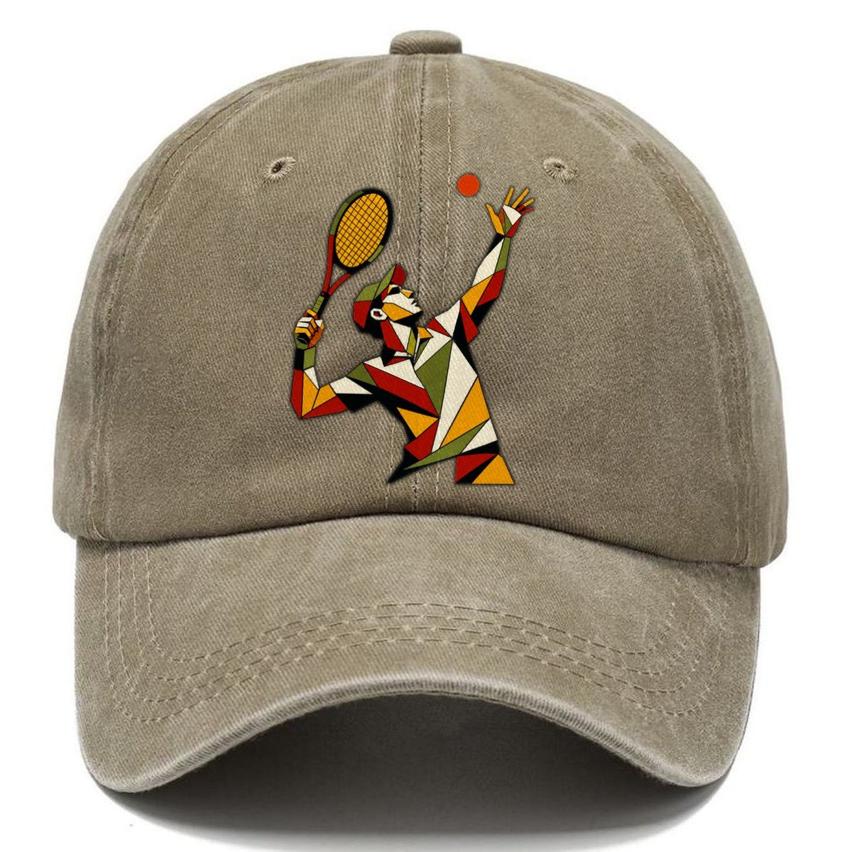 Tennis Serve Overhead Classic Cap – Warm Sand