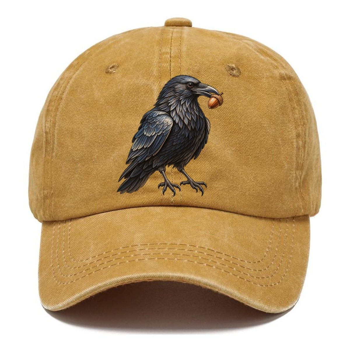 Raven With Acorn Everyday Originals Classic Cap – Golden Harvest