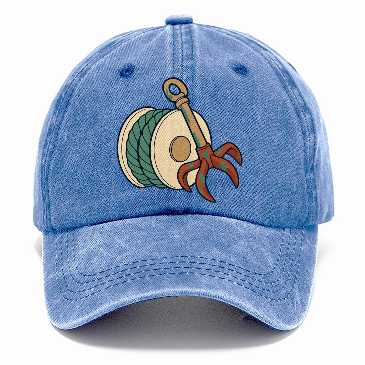 Grapple And Line Spool Treasure Hunting Classic Cap – Summer Sky