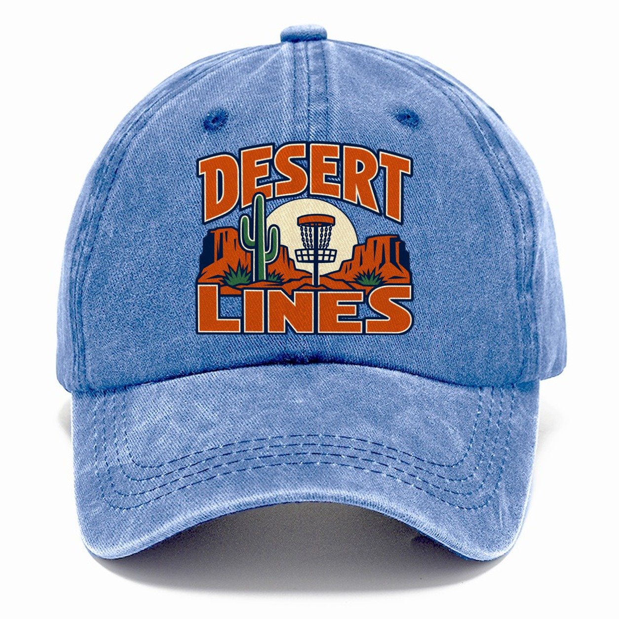 Desert Lines Disc Golf Classic Cap – Summer Sky