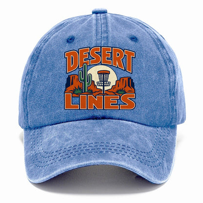Desert Lines Disc Golf Classic Cap – Summer Sky