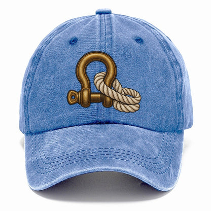 Bow Shackle And Coiled Rope Off Roading And Overlanding Classic Cap – Summer Sky