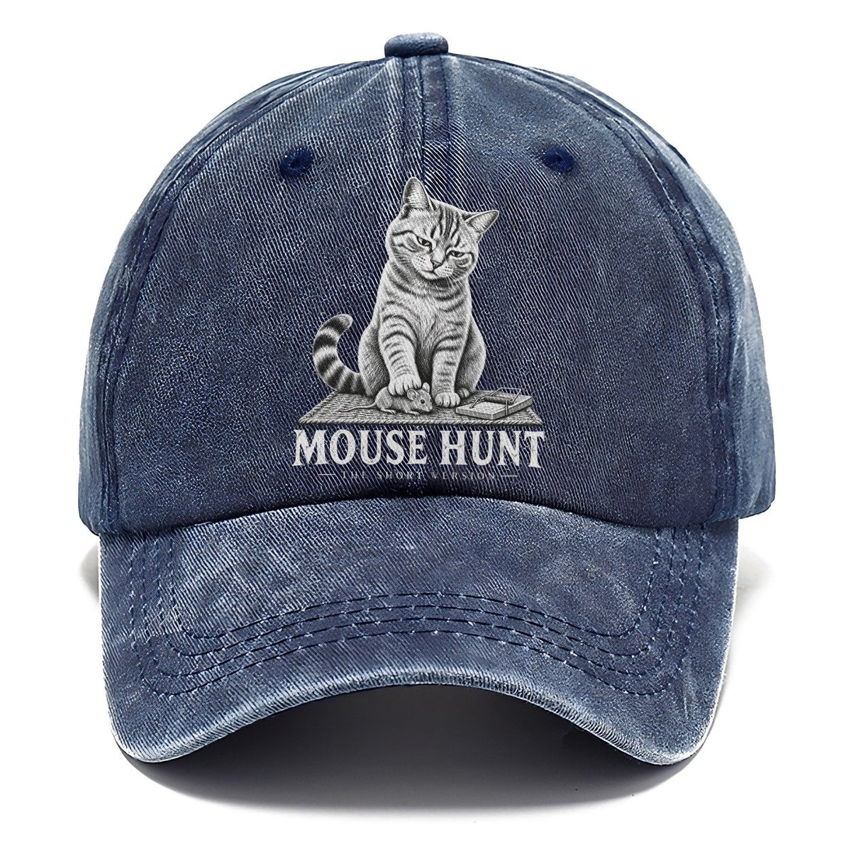 Mouse Hunt Short Version Cats Classic Cap – Twilight Navy