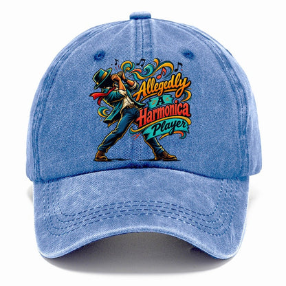 Allegedly A Harmonica Player Music Instruments Classic Cap – Summer Sky