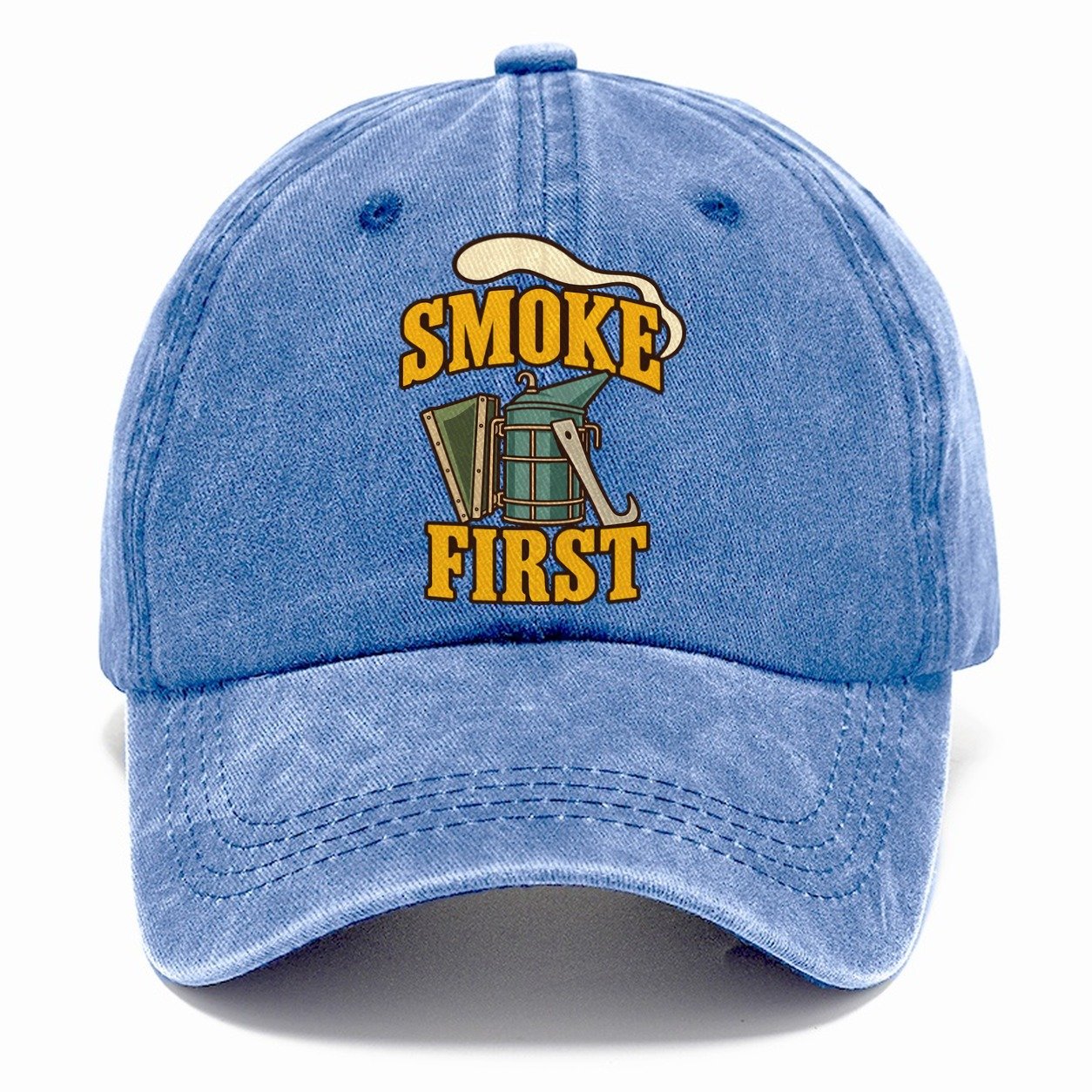 Smoke First Beekeeping Classic Cap – Summer Sky