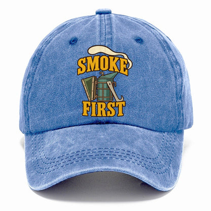 Smoke First Beekeeping Classic Cap – Summer Sky