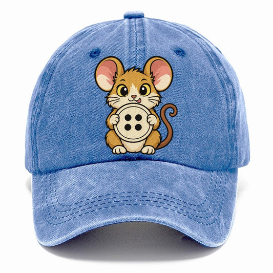 The Sewing Room Mouse Sewing And Quilting Classic Cap – Summer Sky